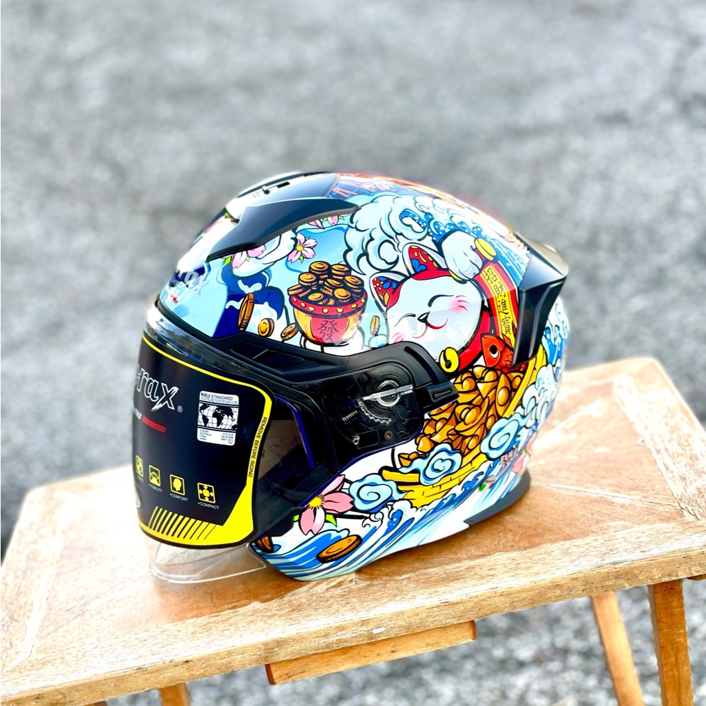 Motorax Motorcycle Helmet Dot Certified
